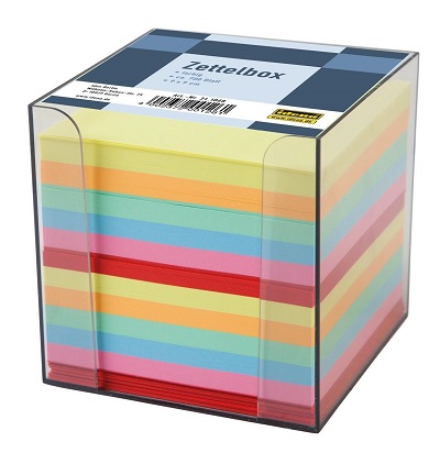 Idena Cub Hartie Color cu suport 700 file